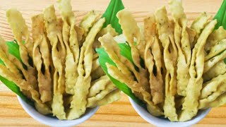 KERIPIK BAWANG IKAN TERI / KUE BAWANG IKAN TERI  KOPONG GURIH DAN RENYAH