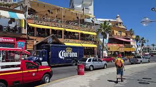 Boardwalk restaurants at Mazatlan Mexico #mazatlan