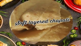 Soft layered chapati recipe in tamil with english subtitles