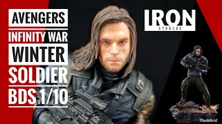 Iron Studios WINTER SOLDIER Infinity War BDS Art Scale 1/10   unboxing & short review