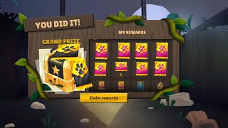 Complete the MAZE of TREASURE and Collect Free BLACK and LEGENDRY  Stickers |Zooba