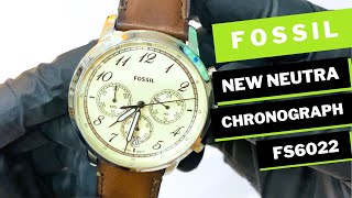 Fossil Neutra Chronograph Brown Leather FS6022