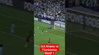 Gol Alvarez Menit 1 vs Fluminense. #juliánálvarez #football #shorts