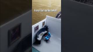 Hanya kardus bekas #cardboard #kardus #diorama #diy