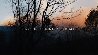 IPHONE 15 Pro Max LOG Footage: OLD RAG MOUNTAIN Camping