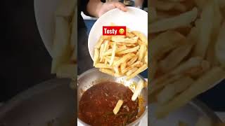 Fries 🍟 manchurian #youtubeshorts #shorts #viralvideo #cooking