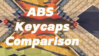 ABS Keycaps Comparison | PBTfans | JTK | KKB | GMK #keycaps