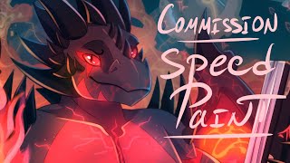 Red magic | Medibang Speedpaint | Commission (furry)