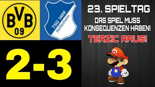 TERZIC RAUS! Es muss KONSEQUENZEN haben! | BVB Realtalk 23. Spieltag / Dortmund 2:3 Hoffenheim