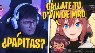 LOCO VE A PAPITAS IMITÁNDOLO CON SU VOZ 😎