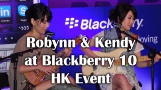 Robynn & Kendy at Blackberry Hong Kong 10 Event