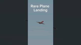 Rare Plane Landing Spotting#xplanemobile #landing #flightsimulator