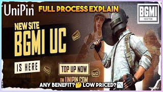 BGMI New Uc Purchasing Website Store ! Any Benefit? 🤔Low Price?📉 Everything Explained 🔥 UniPin Uc