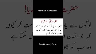 Hazrat Ali quotes #shorts #viralshorts #islamicstatus #islam #hazrataliquotes #urduquotes  #allah