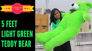 5 Feet Teddy Bear Unboxing | Valentine Giant Teddy Bear | Best Birthday Gift For Her