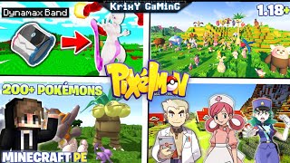 BEST PIXELMON MOD FOR MINECRAFT PE | POKEMON MOD MINECRAFT PE | 2022!