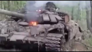 The fighters of the "Sicheslav" brigade "demilitarized" 2 more tanks.. #ukraine #war #russia