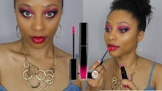 Smokey Eye Tutorial Pink Ft. Lancome L'Absolu Lacquer