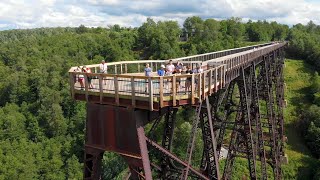 Kinzua Bridge Exploration with Insane Drone Footage