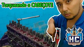 MONTAGEM do CABEÇOTE no BLOCO OPALA 6CYL PARTE 3