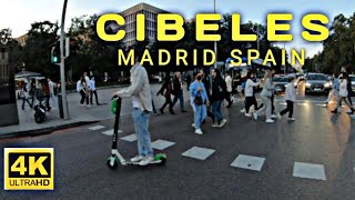 [4K]WALK TOUR.OCT.202.MADRID SPAIN.CIBELES.