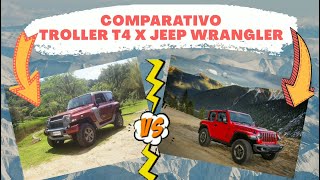 Comparativo Jepp WRANGLER x Troller T4 🚙 Qual deles é o melhor para vc? 🤷 Descubra!