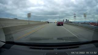 Car crashes into wall, hits car and TAKES OFF! Hit and run!