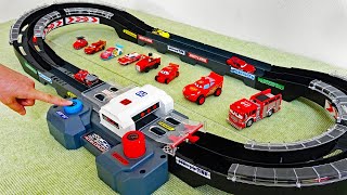 Cars minicars go to the speedway circuit GO!GO!☆Let's assemble Lightning McQueen!