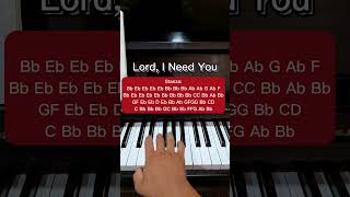 Lord, I Need You - Piano Tutorial