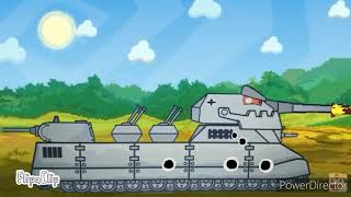 Ratte VS real ratte. Cartoons about Tanks