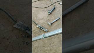 sambung pipa.|| metal welding || welding experiment || how to joint pipe || #welding #welder #triks