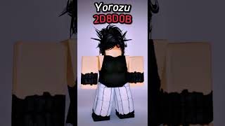 Roblox YOROZU Outfit Idea #shorts