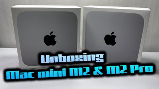 Unboxing Mac mini M2 & M2 Pro | 8 GB Ram 256 GB SSD