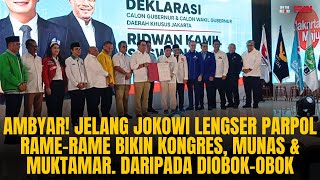 JELANG JOKOWI LENGSER RAMAI PARPOL BIKIN KONGRES, MUNAS & MUKTAMAR. DARIPADA DIKUDETA | OTR Eps. 708