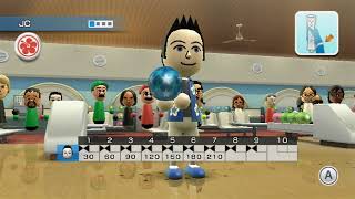 Wii Sports Resort Bowling Spin Control Perfect 300 Game