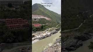 Alaknanda and Bhagirathi rivers merge to form the holy River Ganga at Devprayag #ownfantasyworld