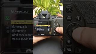 Nikon d3500 camera settings for video quality #shorts #camera #dslr #nikon #ytshorts