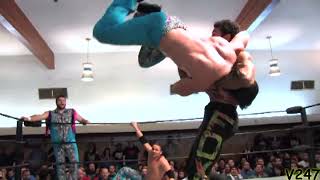 Mount Rushmore vs Rich Swann, AR Fox & Ricochet PWG All Star Weekend X Night 1 Highlights