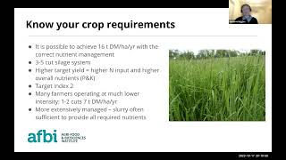 Science that delivers on farm webinar - Nutrient Management in Grassland