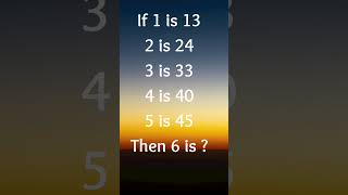 Simplest number logic. #numberlogic #youtubeshorts #math #genius #logic #brainteaser #puzzle #trick