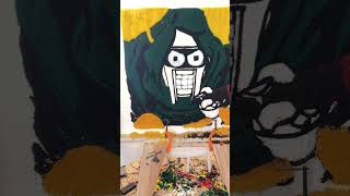 #timelapse video of a custom #mfdoom #bender #rug being made! Like /comment and subscribe for MORE❤️