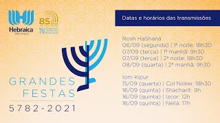 Shacharít de Iom Kipur com Izcor | Grandes Festas 5782 - 2021