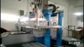 Double side working automatic plastic packaging tray die cut machine