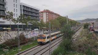 Renfe R1 in Sant Adrià de Besòs, Spain September 19th, 2023