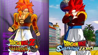 Dragon Ball Sparking Zero vs Ultimate Tenkaichi Character Comparison (4K 60FPS)