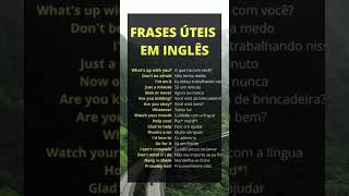 Frases úteis em Inglês #shorts #ingles #inglesbrasil #aprenderingles #english #englishlearning