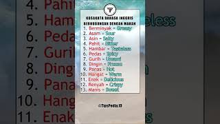 Belajar Kosakata Bahasa Inggris Sehari hari dan Artinya | English Vocabulary #10 #shorts #short