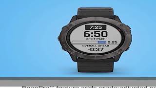 Garmin Fenix 6X Pro Solar, Premium Multisport GPS Watch with Solar Charging, features Mapping, Musi