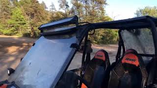 Gladwin truck trail ride in Polaris rzr