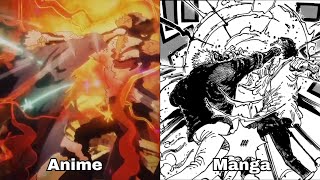 GARP VS KUZAN - One Piece Episode 1121 | Anime vs Manga